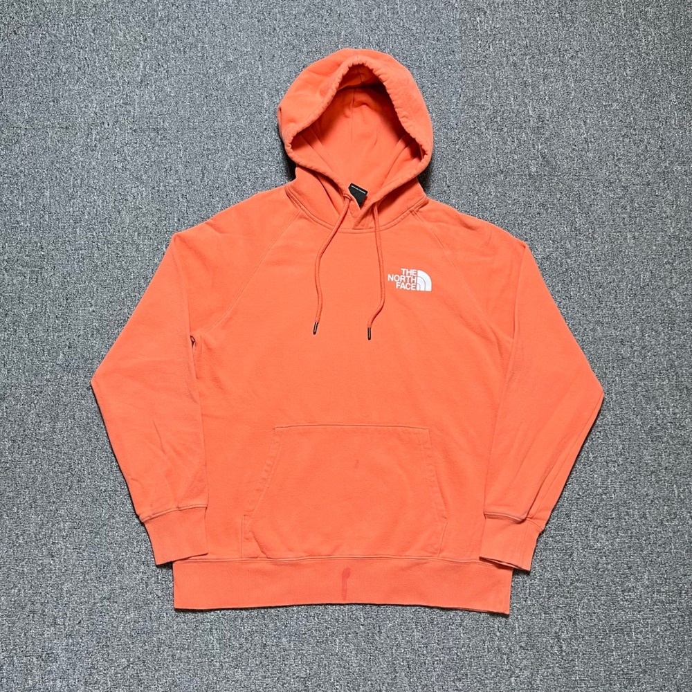The North Face Hoodie Size‎ M Peach Pullover Graphic Logo Sweatshirt